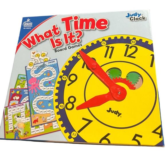 What Time Is It Kid’s Board Game Ages 5+ Elementary After School Care Game Night - Picture 1 of 9